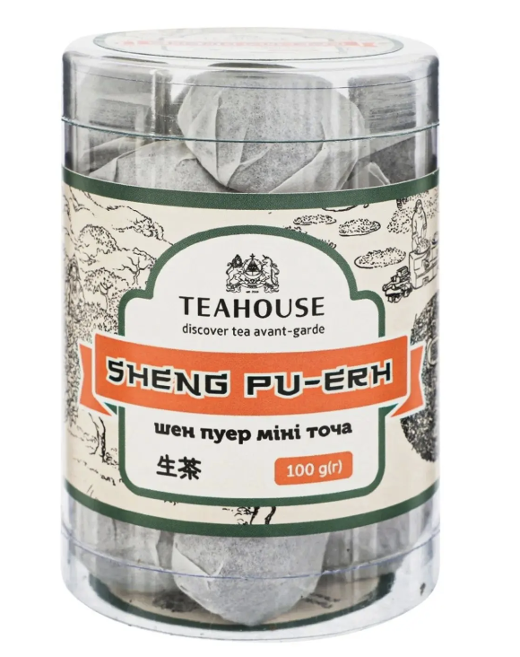 Чай Тоуча ШЕН пуер Китай тубус 100г